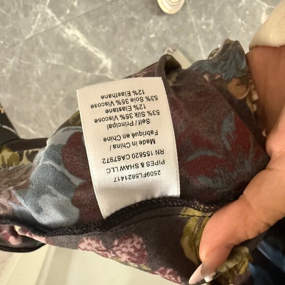 Veronica Beard Gemma Floral Silk-Blend Dress - Picture 11 of 11